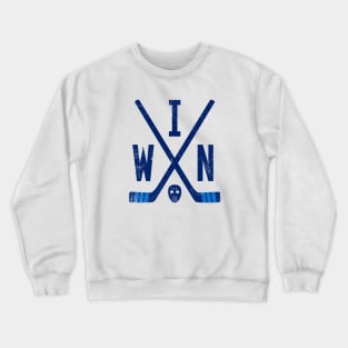 WIN Retro Sticks - White Crewneck Sweatshirt